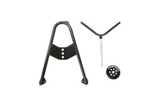 Load image into Gallery viewer, Fabtech Universal Spare Tire Angled Mount - Black - Side View