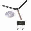 Load image into Gallery viewer, Fabtech Universal Spare Tire Flat Mount - Black - Main Product View