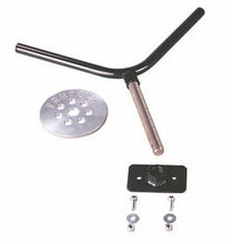 Load image into Gallery viewer, Fabtech Universal Spare Tire Flat Mount - Black - Main Product View