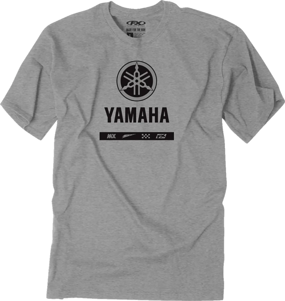 Factory Effex Alpha T-Shirt - Heather Gray - XL fits Yamaha - Main Product View