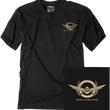 Load image into Gallery viewer, Factory Effex Badge T-Shirt - Black - Medium fits Honda Goldwing - Main Product View