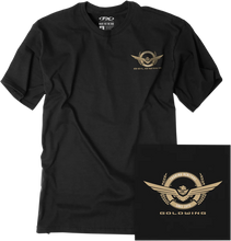 Load image into Gallery viewer, Factory Effex Badge T-Shirt - Black - Medium fits Honda Goldwing - Main Product View