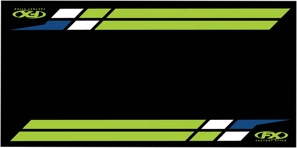 Factory Effex Bike Mat - Green - Kawasaki 22-45122 - Main Product View