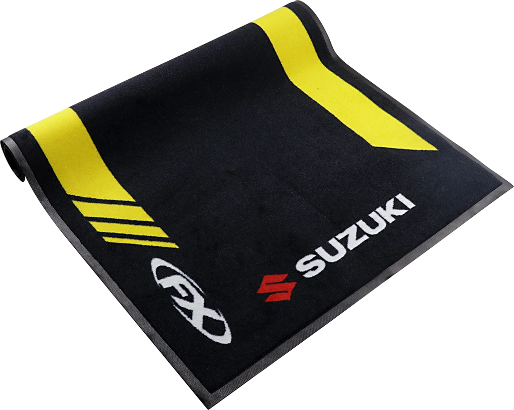 Factory Effex Bike Mat - Yellow - Suzuki 22-45422 - Side View