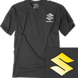 Load image into Gallery viewer, Factory Effex Bling T-Shirt - Heather Charcoal - Large fits Suzuki - Main Product View