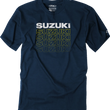 Load image into Gallery viewer, Factory Effex Bling T-Shirt - Heather Charcoal - Large fits Suzuki - Side View