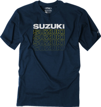 Load image into Gallery viewer, Factory Effex Bling T-Shirt - Heather Charcoal - Medium fits Suzuki - Side View