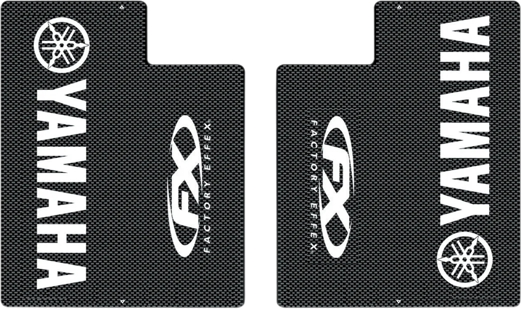 Factory Effex Carbon Fiber Fork Shield - Kawasaki 06-38124 - Back View