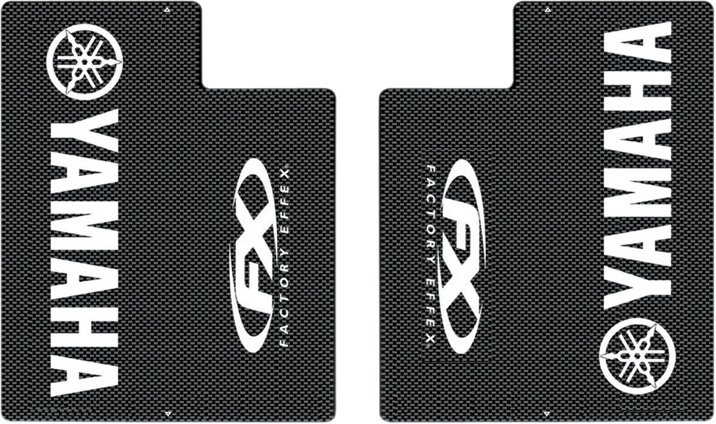 Factory Effex Carbon Fiber Fork Shield - Kawasaki 06-38124 - Back View