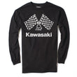 Load image into Gallery viewer, Factory Effex Checker Long Sleeve T-Shirt / Black XXL 23-87118 fits Kawasaki