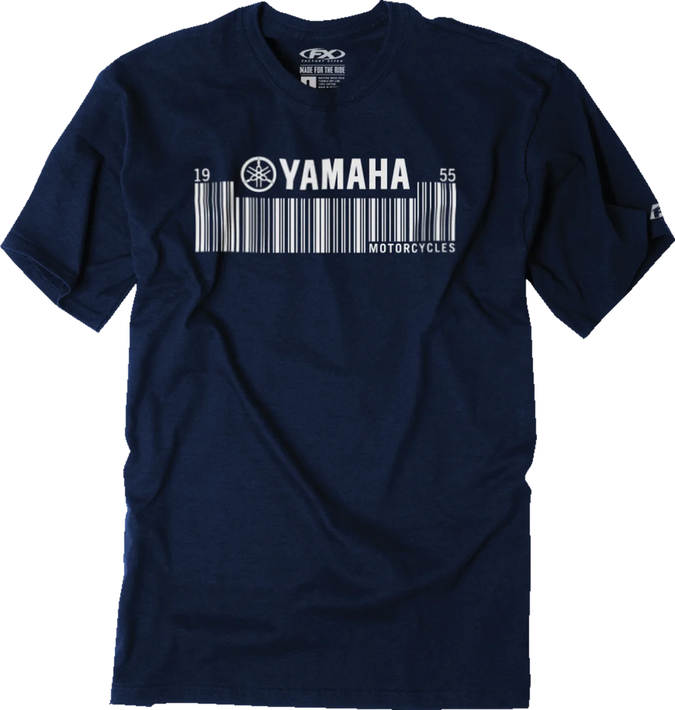 Factory Effex Coded T-Shirt - Navy - Medium fits Yamaha - Main Product View