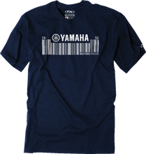 Load image into Gallery viewer, Factory Effex Coded T-Shirt - Navy - Medium fits Yamaha - Main Product View