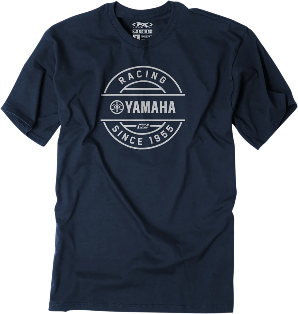 Factory Effex Crest T-Shirt - Navy - 2XL fits Yamaha - Main Product View