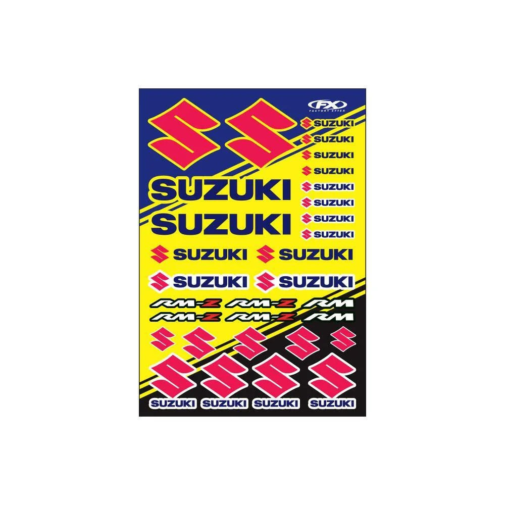 Factory Effex Decal Kit - 22-68430 fits Suzuki