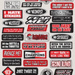 Load image into Gallery viewer, Factory Effex FX 2015 SPONSOR/LOGO STICKER SHEETS FUN PHRASES STICKER KIT 07-68012