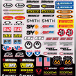 Load image into Gallery viewer, Factory Effex Decal Kit - Sponsor A 10-68000 - Back View