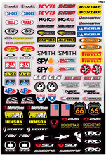 Load image into Gallery viewer, Factory Effex Decal Kit - Sponsor A 10-68000 - Back View