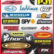 Load image into Gallery viewer, Factory Effex FX 2015 SPONSOR/LOGO STICKER SHEETS SPONSOR KIT B 10-68002