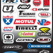 Load image into Gallery viewer, Factory Effex FX 2015 SPONSOR/LOGO STICKER SHEETS SPONSOR KIT C 10-68004