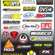Load image into Gallery viewer, Factory Effex FX 2015 SPONSOR/LOGO STICKER SHEETS SPONSOR KIT D 10-68006