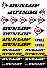 Load image into Gallery viewer, Factory Effex Decal Sheet - FX Dunlop 27-68002 - Main Product View