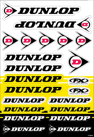 Factory Effex Decal Sheet - FX Dunlop 27-68002 - Main Product View