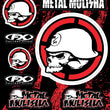 Load image into Gallery viewer, Factory Effex Decal Sheet - FX USA Flags 27-68000 - Side View