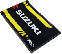 Load image into Gallery viewer, Factory Effex Door Mat - Black - Suzuki 22-45420 - Main Product View