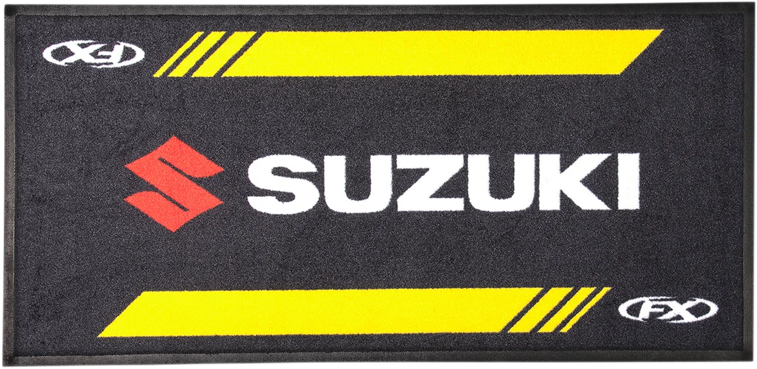 Factory Effex Door Mat - Black - Suzuki 22-45420 - Side View