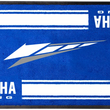 Load image into Gallery viewer, Factory Effex Door Mat - Blue - Yamaha 22-45224 - Side View