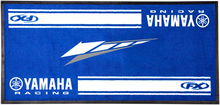 Load image into Gallery viewer, Factory Effex Door Mat - Blue - Yamaha 22-45224 - Side View
