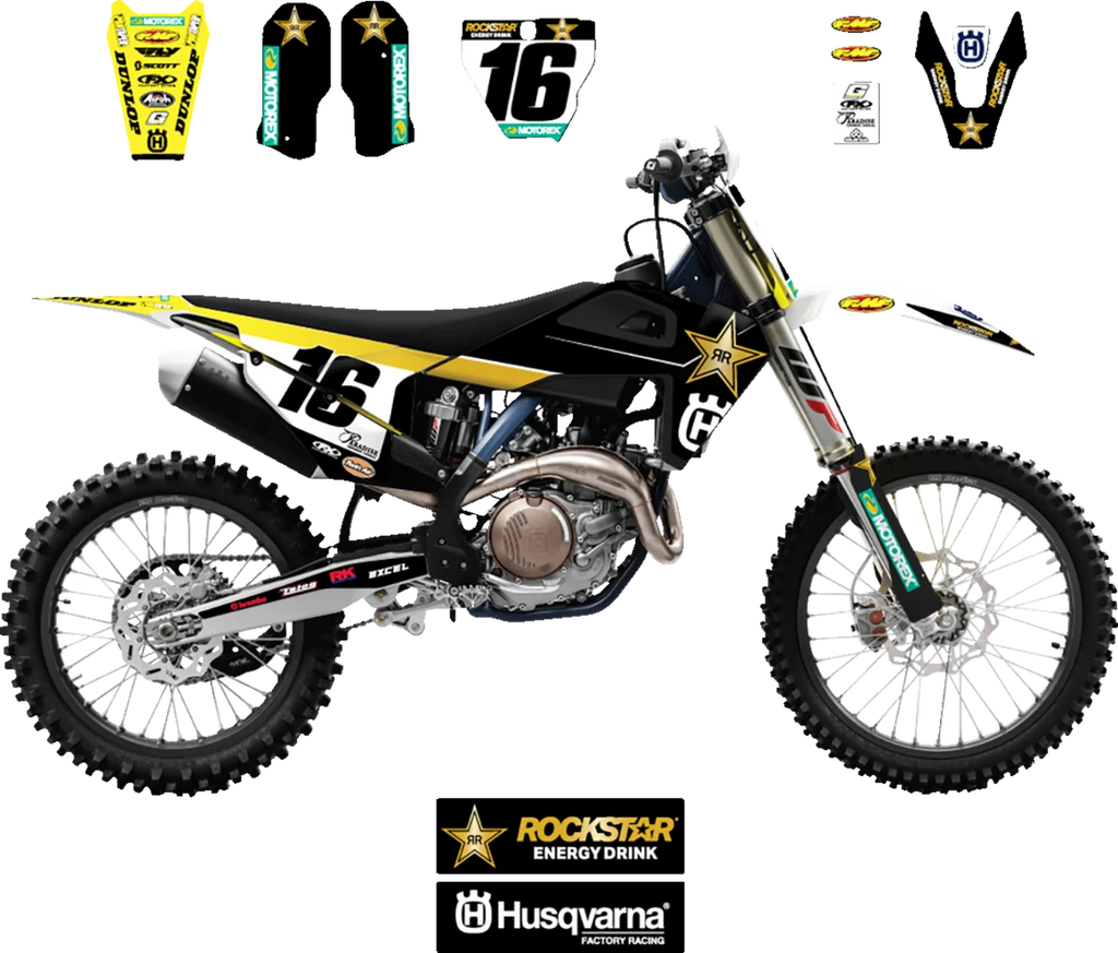 Factory Effex EVO 19 Graphic Kit - Husqvarna 25-09630 - Main Product View