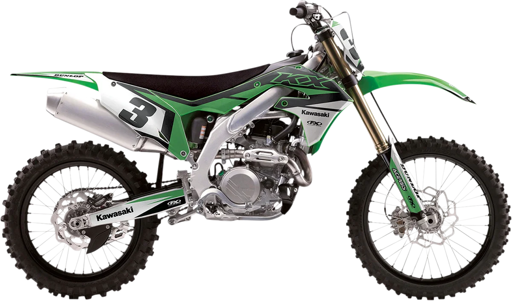 Factory Effex EVO 19 Graphic Kit - Kawasaki - KX 85/100 25-01110 - Main Product View