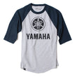 Load image into Gallery viewer, Factory Effex FACTORY EFFEX BASEBALL T-SHIRT / HEATHER-NAVY (L) fits Yamaha