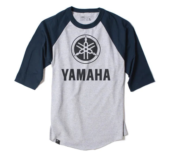 Factory Effex FACTORY EFFEX BASEBALL T-SHIRT / HEATHER-NAVY (M) fits Yamaha