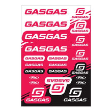Load image into Gallery viewer, Factory Effex FACTORY EFFEX GASGAS OEM STICKER SHEETS 25-68730