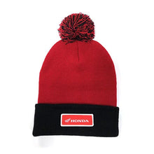 Load image into Gallery viewer, Factory Effex FACTORY EFFEX HONDA BEANIE WITH POM / RED-BLACK OS 23-86302