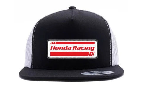 Factory Effex FACTORY EFFEX HONDA RACING SNAPBACK HAT / BLACK-WHITE MESH OS 22-86304