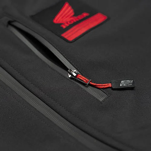 Factory Effex FACTORY EFFEX HONDA SOFT-SHELL JACKET / CHARCOAL M 22-85312 - Additional View 5