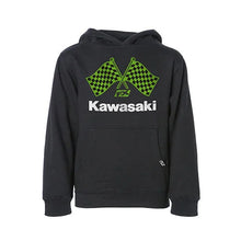 Load image into Gallery viewer, Factory Effex FACTORY EFFEX KAWASAKI FINISHLINE YOUTH PULLOVER / BLACK L 23-88124