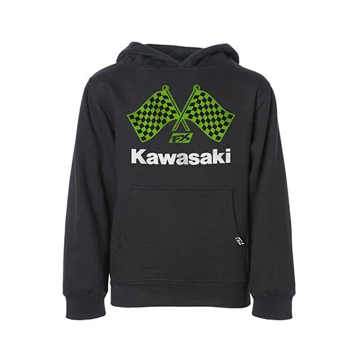 Factory Effex FACTORY EFFEX KAWASAKI FINISHLINE YOUTH PULLOVER / BLACK M 23-88122