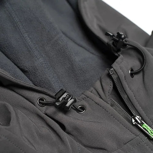 Factory Effex FACTORY EFFEX KAWASAKI SOFT-SHELL JACKET / GRAY XL 22-85116 - Installation View