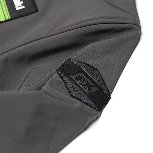 Factory Effex FACTORY EFFEX KAWASAKI SOFT-SHELL JACKET / GRAY XL 22-85116 - Additional View 6