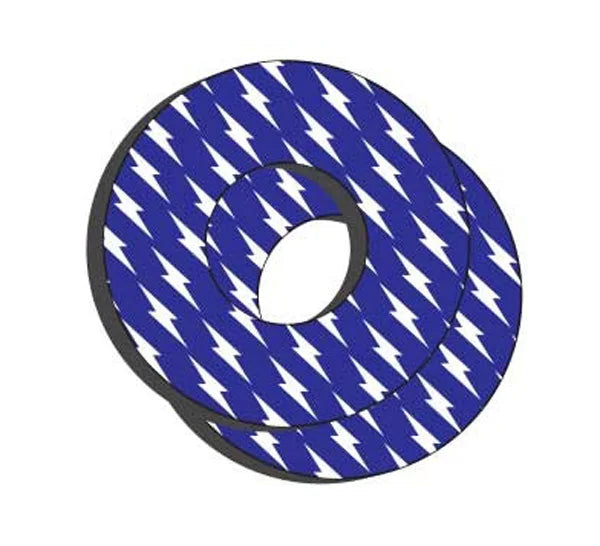 Factory Effex FACTORY EFFEX MOTO GRIP DONUTS - YAMAHA (WHITE/BLUE) 22-67200