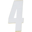 Load image into Gallery viewer, Factory Effex FACTORY EFFEX STANDARD 6" WHITE "4" 02-4464