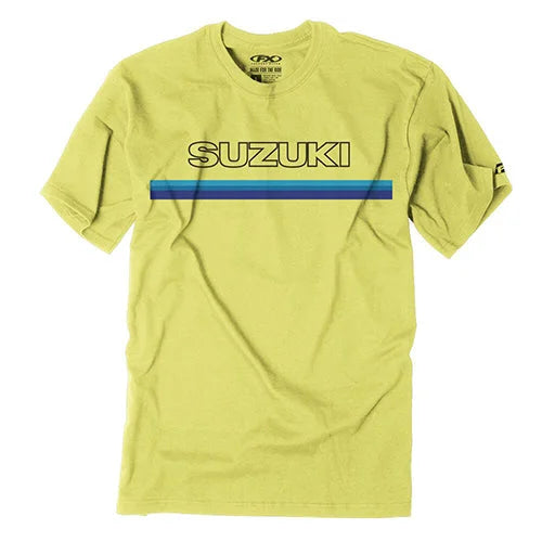 Factory Effex FACTORY EFFEX THROWBACK T-SHIRT / YELLOW M fits Suzuki