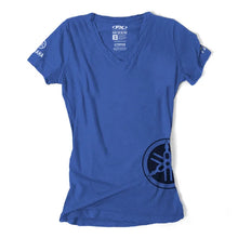 Load image into Gallery viewer, Factory Effex FACTORY EFFEX YAMAHA FORK WOMENS T- SHIRT / BLUE (M) 17-87242