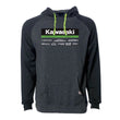 Load image into Gallery viewer, Factory Effex FACTORY FX 2021 KAWASAKI RACEWEAR PULLOVER / CHARCOAL-BLACK L 24-88124