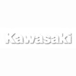 Load image into Gallery viewer, Factory Effex FX 2015 3' DIE-CUT STICKERS KAWASAKI (WHITE) 09-94130
