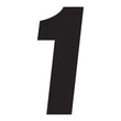 Load image into Gallery viewer, Factory Effex FX 2015 NUMBERS FACTORY 4" BLACK 1 08-90001